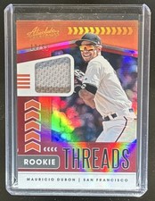 2020 Panini Absolute Mauricio Dubon Rookie Threads Jersey Spectrum Red RC #/99