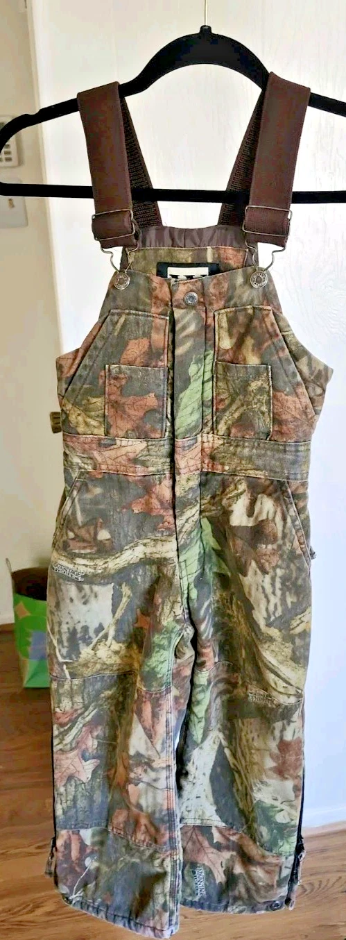 Walls Youth Advantage Camo Overalls Hunting Outdoors Made in USA Size 8 Camo