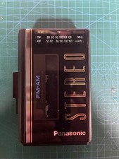 Vintage Panasonic Am/Fm Cassette , Personal Stereo With Headset, Instructions