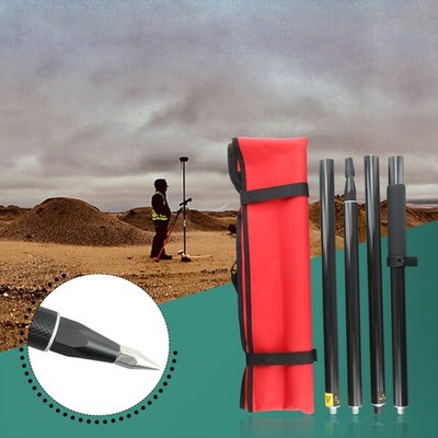 Sturdy and Reliable 2M Carbon Fiber GNSS RTK Survey Pole for Precision Surveys