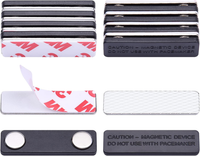Namensschilder Magnet 10 StüCk, Namensschilder FüR Kleidung Selbstklebend FüR Ar