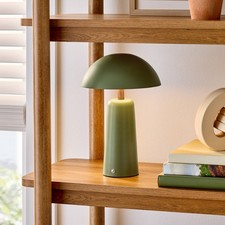 12 Green Dome Rechargeable LED Portable Lamp ...