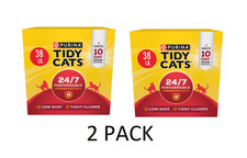 2 PACK Purina Tidy Cats Non Clumping Multi Cat Litter, 30 Lb. Bag - 24/7