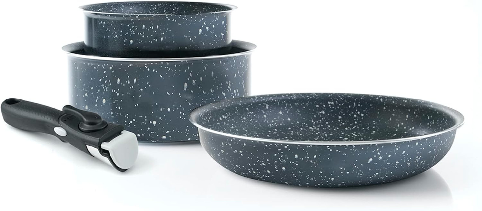 Batteria Pentole Brandt per Induzione - Antiaderenti 16/20 cm Alta Qualità