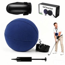 Golf Smart Swing Trainer Aid Set, Golf Swing Training Ball with Wrist Brace S...