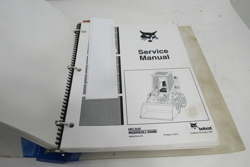 Bobcat 600 600D 610 611 Skid Steer Loader Manual Service Shop Repair & Operation - Picture 4 of 5