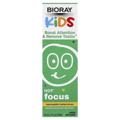 Kids, NDF® Focus, Citrus, 2 fl oz 59 ml