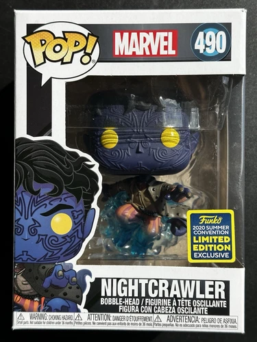 Nightcrawler Fox X-Men Marvel Funko POP! #490 2020 Summer Convention Exclusive