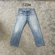 Vintage Levi  s 501 70s Redline Selvedge USA XX Jeans actual 34x28 distressed