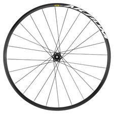 Roue route 700 mavic aksium avant disc centerlock axe traversant 12-100 noir 20