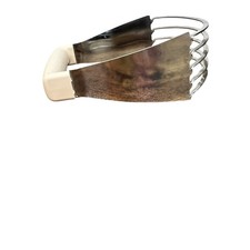 EKCO Pastry Cutter Dough Blender Chopper Chromium Plated Cream Handle USA VTG