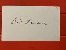 Bill Lawrence 🔥🔥MLB: 1932 Detroit Tigers🔥🔥 Autograph ⚾️⚾️