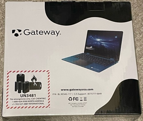 Gateway Convertible 11.6" 64GB SSD Intel Celeron 4020 1.10GHz 4GB RAM SEALED NEW - Bild 7 von 9