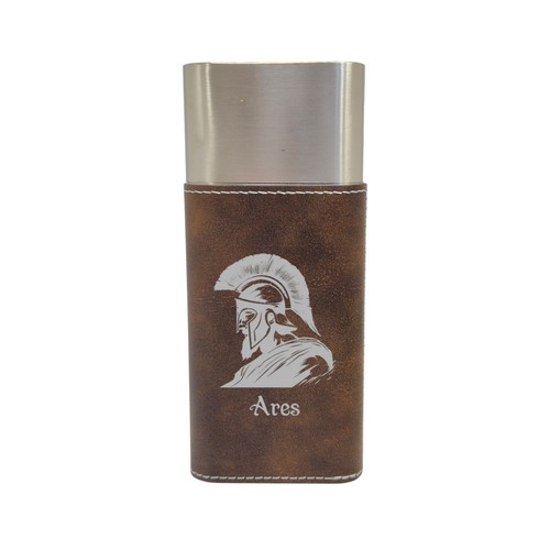 Estuche para cigarros con cortador - Ares God of War - Cuero - Imagen 2 de 8