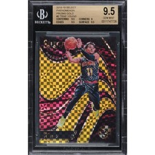 2018-19 TRAE YOUNG RC Select Phenomenon Gold Prizms /10 BGS 9.5