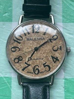 Walensa Cork Style Dial Quartz Watch