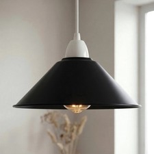 Vintage Metal Lamp Shades Ceiling Light Shade Easy Fit Replacement Pendant Shade