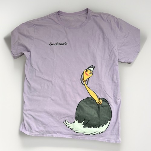 DISNEY BEAUTY AND THE BEAST ENCHANTEE PURPLE SHIRT SIZE 3X Pre Owned