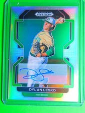 Dylan Lesko 2022 Panini Prizm Draft Picks #PDP15 Base Autographs Silver