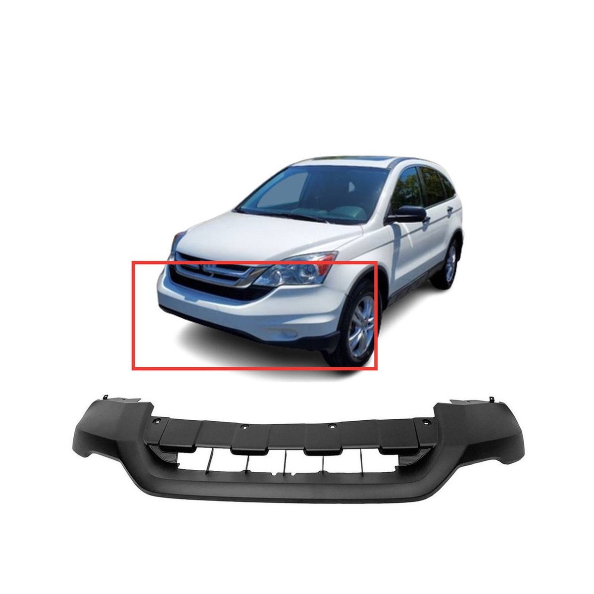 HONDA CRV FRONT BUMPER COVER PRIMED **CAPA** OEM