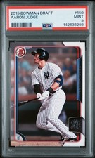 2015 BOWMAN DRAFT #150 AARON JUDGE ROOKIE RC PSA 9