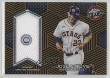 2023 Chrome Topps Authentics Relics Gold Refractor 17/50 Jose Altuve 11pj
