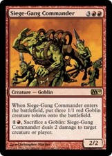 Siege-Gang Commander - Medium Play MTG Magic 2010 Core Set