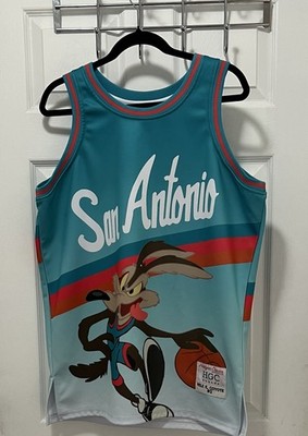 WILE E COYOTE Headgear Classics Basketball Jersey~ Size Large