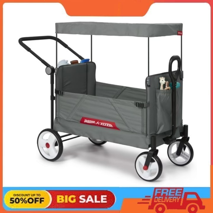 Radio Flyer Compass Kid Cargo Stroll 'N Wagon®, Push Pull