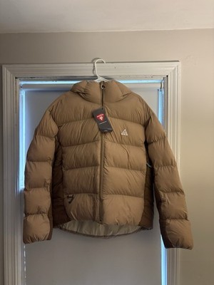 Nike ACG Lunar Lake Jacket Mens M Tan Brown Therma-FIT ADV Puffer