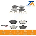 Front Rear Semi-Metallic Brake Pads Kit For 20-23 Nissan Sentra Disc rear brakes