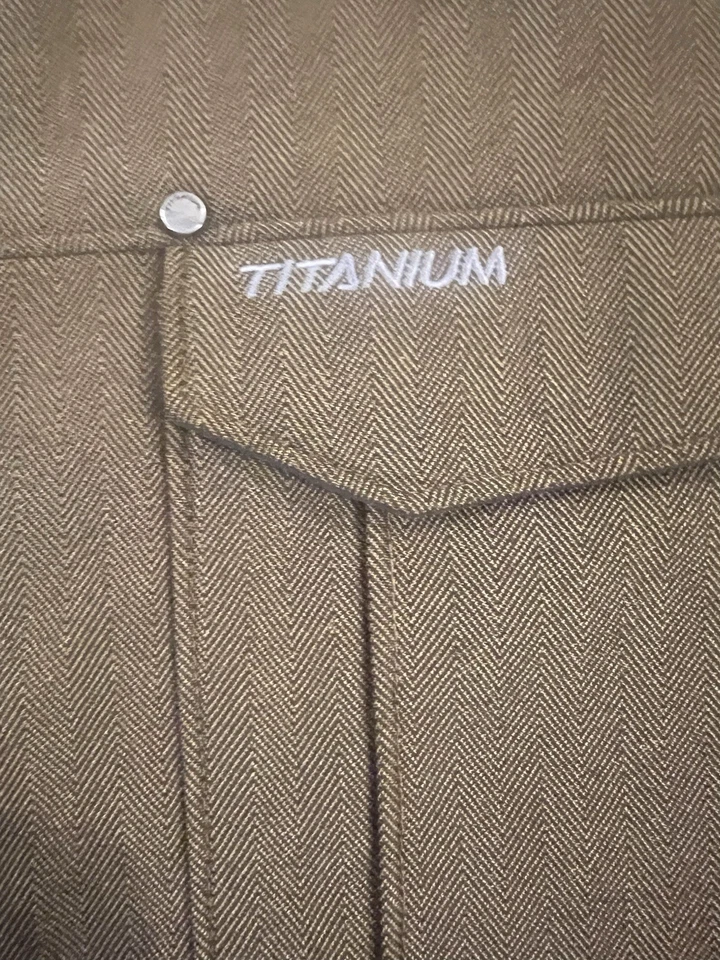 Columbia Titanium Retro Mens Fleece Lined Button Up Shirt-Jacket / Large - Image 4 of 4