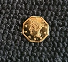 1850 California Gold Coin Octagon Liberty Head