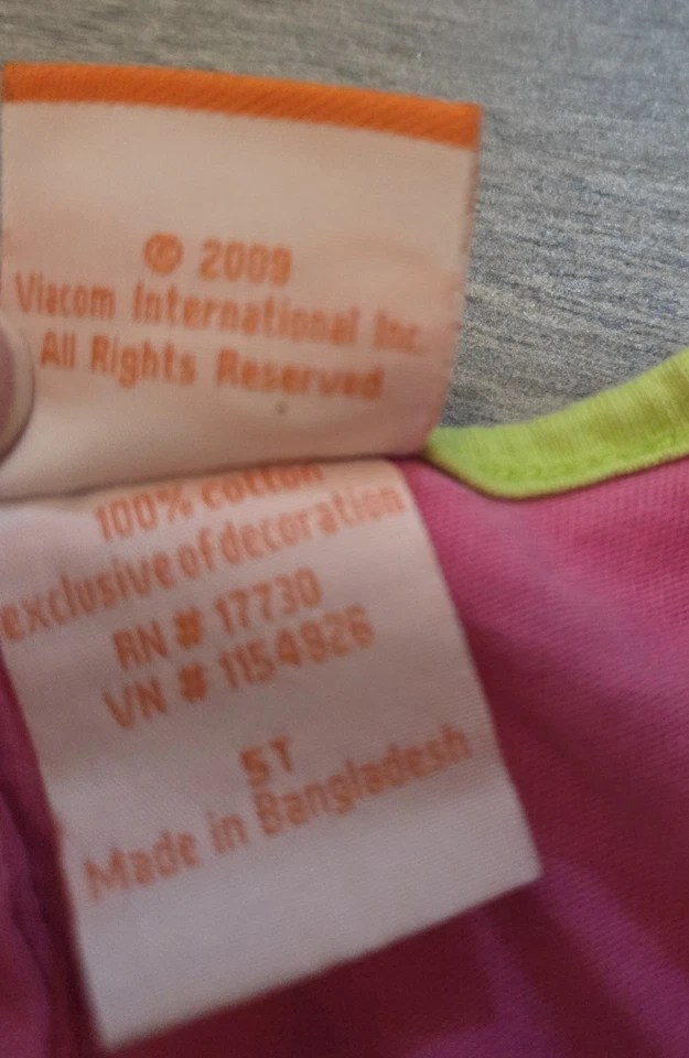 Vestido Nickelodeon Dora La Exploradora Rosa Niñas Talla 5T Bordado De Colección Y2K Foto 3 de 4