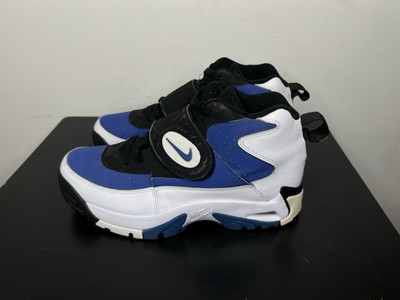 Nike Air Mission Wht Black Fire Royal Blue Junior Seau NFL Turf Size 8.5 Vintage | eBay