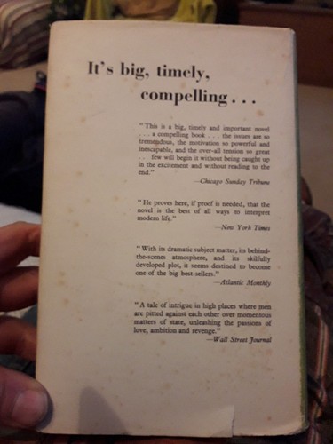Advise and Consent, Drury, Allen, 1960, Collins, 1st UK Ed - Foto 2 di 6