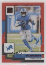 2022 Panini Clearly Donruss Red 33/49 D'Andre Swift #17 0f7q