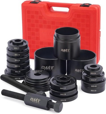 24pc Wheel Bearing Press Kit FWD Puller Tool Set w/ Sliding Screws & Case