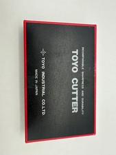 Vintage Toyo TC-1 PR Glass Cutters Set 6 Pencil Grip Oil Feed Japan NOS In Box