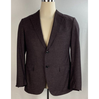 Recent Ermenegildo Zegna Mil. Easy 14MILMIL14 Jacket Wool Silk Cashmere US 40C