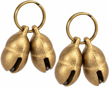 Brass Bell for Medium/Large Dogs Loud Clear Bells for Collar/Leash Bell Tracke