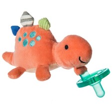 WubbaNub Dinosaur Pacifier 6-Inch Pebblesaurus Baby Soothing Toy