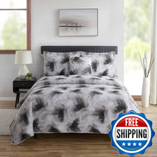 Clara Clark Bedspread Coverlet Set - 7 Piece Summer Quilts King Size Fitted