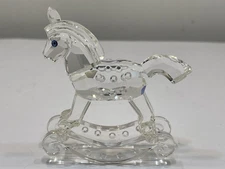 Swarovski Figurine 183270 Rocking Horse 6.8cm. See photos for condition