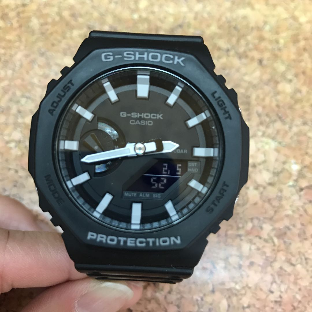 Casio G-SHOCK GA-2100-1AJF Black Analog Digital Watch Japan C