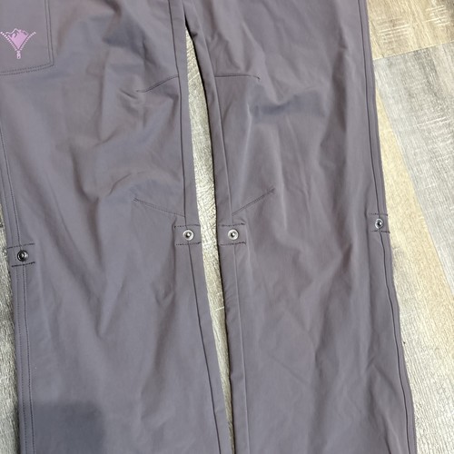 Shefly Gnara Pants Womens Size 8 Gray GO THERE Hiking Camp Pants Full Fly - Picture 4 of 14