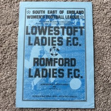 77/8 Lowestoft Ladies vs Romford Ladies (South East Of England Woman’s League)