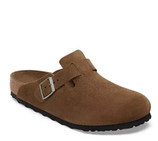 HOT SELLING Birkenstock Women's Boston Clogs, Dark Tea