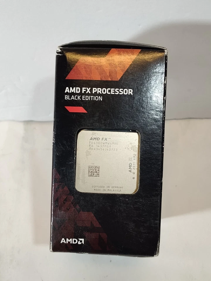 NEW AMD FX-4300 Quad-Core 3.8 GHz FD4300WMHKBOX AM3+ CPU Processor w/Cooler NIB - Image 3 of 4