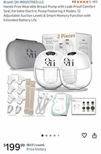 Hands-Free Wearable Breast Pump with Leak-Proof Comfort Seal, Portable